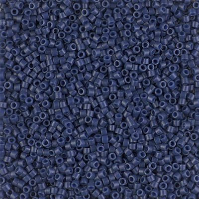 Delica 11/0 Beads - db2143 - Opaque Dyed Navy [Duracoat] 5.2g