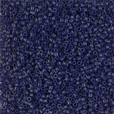 Delica 11/0 Beads - db2144 - Matte Opaque Dyed Cobalt [Duracoat] 5.2g