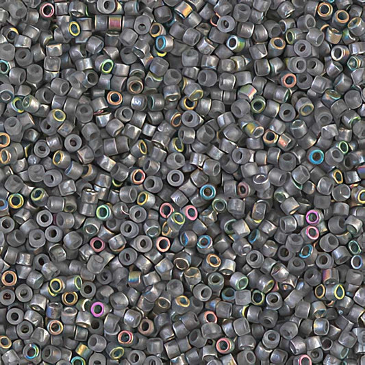 Delica Beads 11/0 - db2203b - Matte Crystal Vitrail 50g