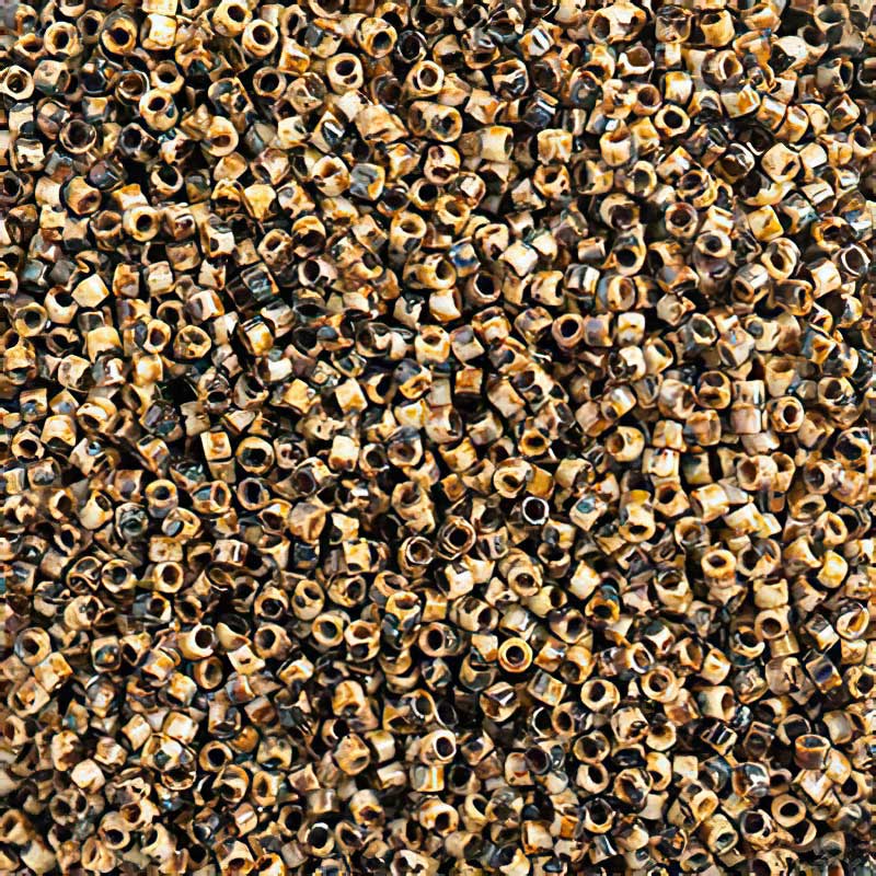 Delica Beads 11/0 - db2267b - Picasso Brown Tan 50g