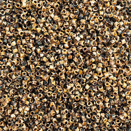 Delica Beads 11/0 - db2267b - Picasso Brown Tan 50g