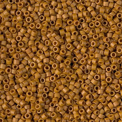 Delica Beads 11/0 - db2286b - Frosted Glazed Brown Cinnamon Matte 50g