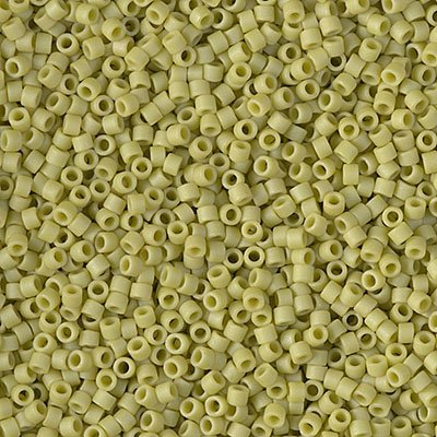 Delica 11/0 Beads - db2290 - Frosted Glazed Pistachio Green Matte 5.2g