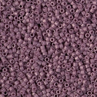Delica Beads 11/0 - db2295b - Frosted Glazed Purple Mulberry Matte 50g