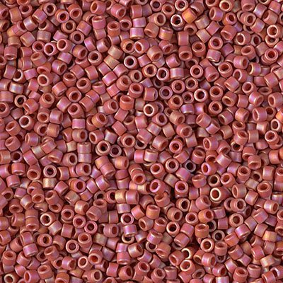 Delica Beads 11/0 - db2306b - Frosted Glazed Rainbow Pink Fuchsia Matte AB 50g