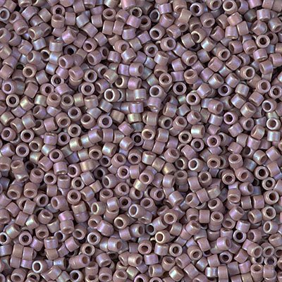 Delica 11/0 Beads - db2321 - Frosted Glazed Rainbow Light Purple Matte AB 5.2g