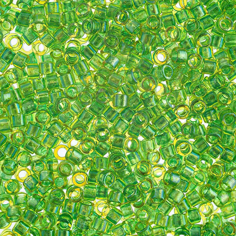 Delica Beads 11/0 - db2376b - Inside Colour Lime Cordial 50g