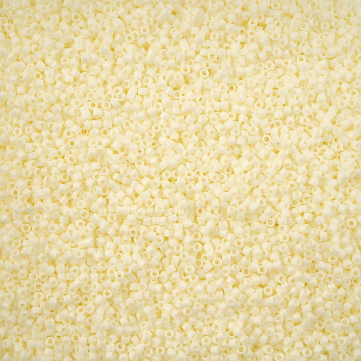 Delica Beads 11/0 - db2401b - Opaque Light Cream Luster 50g