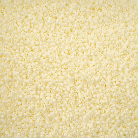 Delica Beads 11/0 - db2401b - Opaque Light Cream Luster 50g