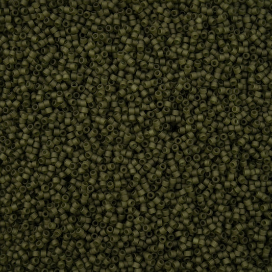 Delica Beads 11/0 - db2404b - Olive Matte 50g