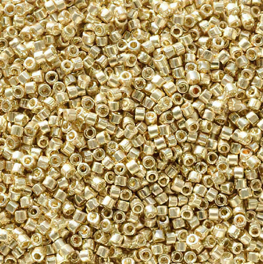 Delica Beads 11/0 - db2501b - Galvanized Pale Gold [Duracoat] 50g