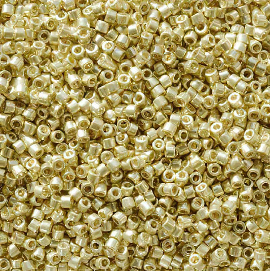 Delica Beads 11/0 - db2502b - Galvanized Yellow [Duracoat] 50g