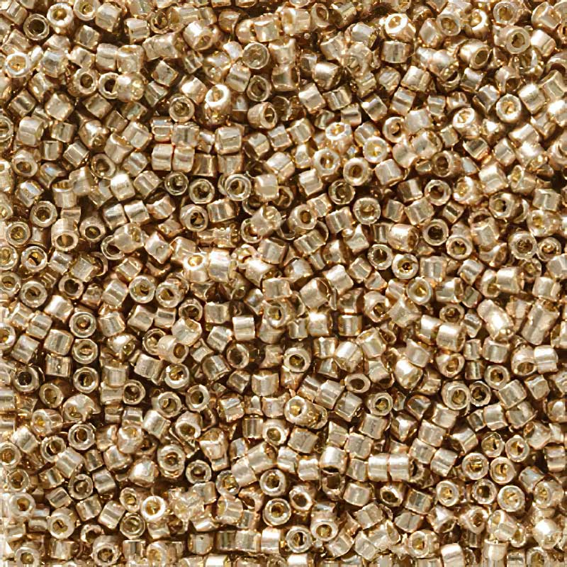 Delica 11/0 Beads - db2504 - Galvanized Light Champagne [Duracoat] 5.2g