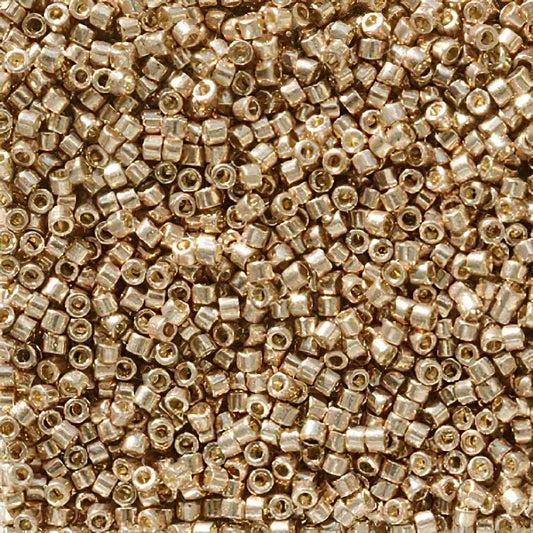 Delica 11/0 Beads - db2504 - Galvanized Light Champagne [Duracoat] 5.2g