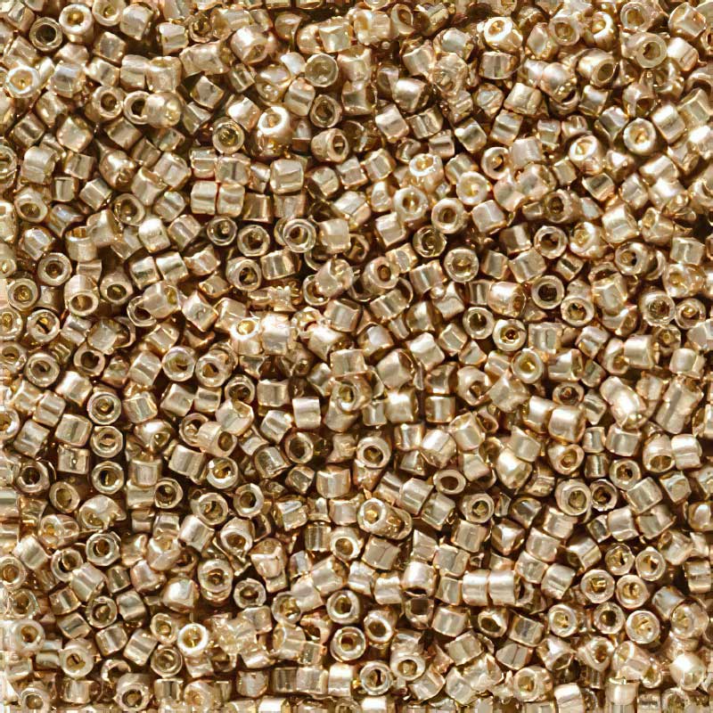 Delica Beads 11/0 - db2504b - Galvanized Light Champagne [Duracoat] 50g
