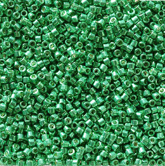 Delica 11/0 Beads - db2505 - Galvanized Dark Mint Green [Duracoat] 5.2g