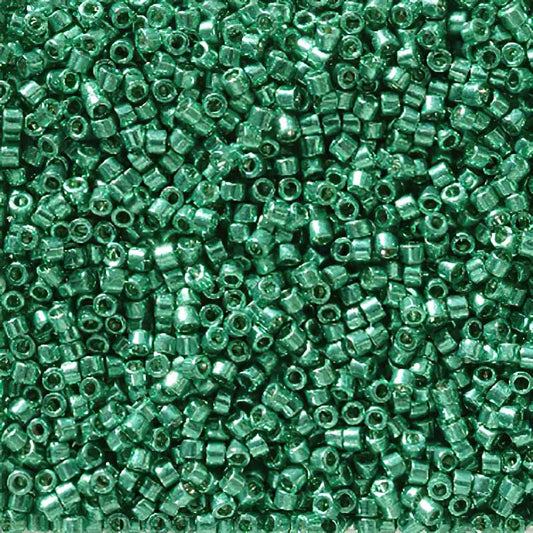 Delica 11/0 Beads - db2506 - Galvanized Dark Aqua Green [Duracoat] 5.2g
