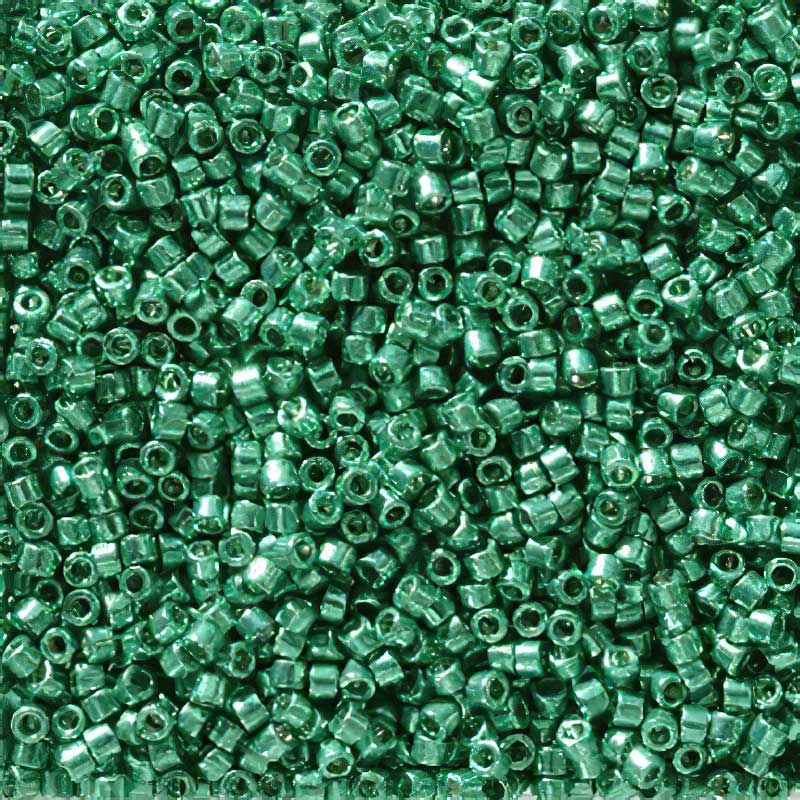 Delica Beads 11/0 - db2506b - Galvanized Dark Aqua Green [Duracoat] 50g
