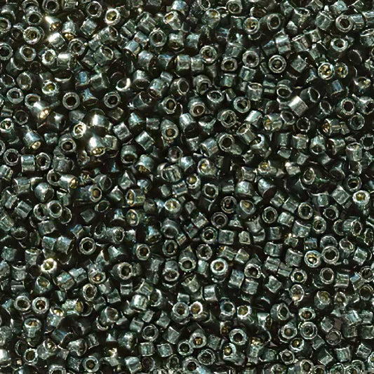 Delica Beads 11/0 - db2507b - Galvanized Black Moss [Duracoat] 50g