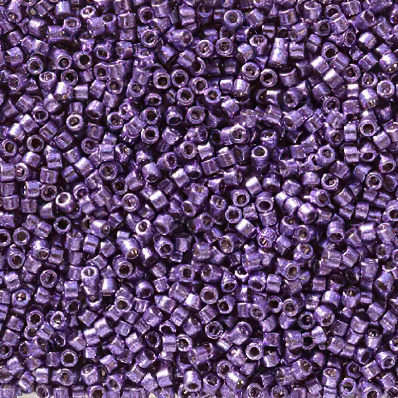 Delica 11/0 Beads - db2509 - Galvanized Dark Lilac [Duracoat] 5.2g