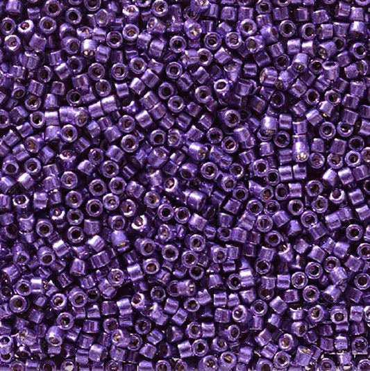 Delica 11/0 Beads - db2510 - Galvanized Lilac Night [Duracoat] 5.2g