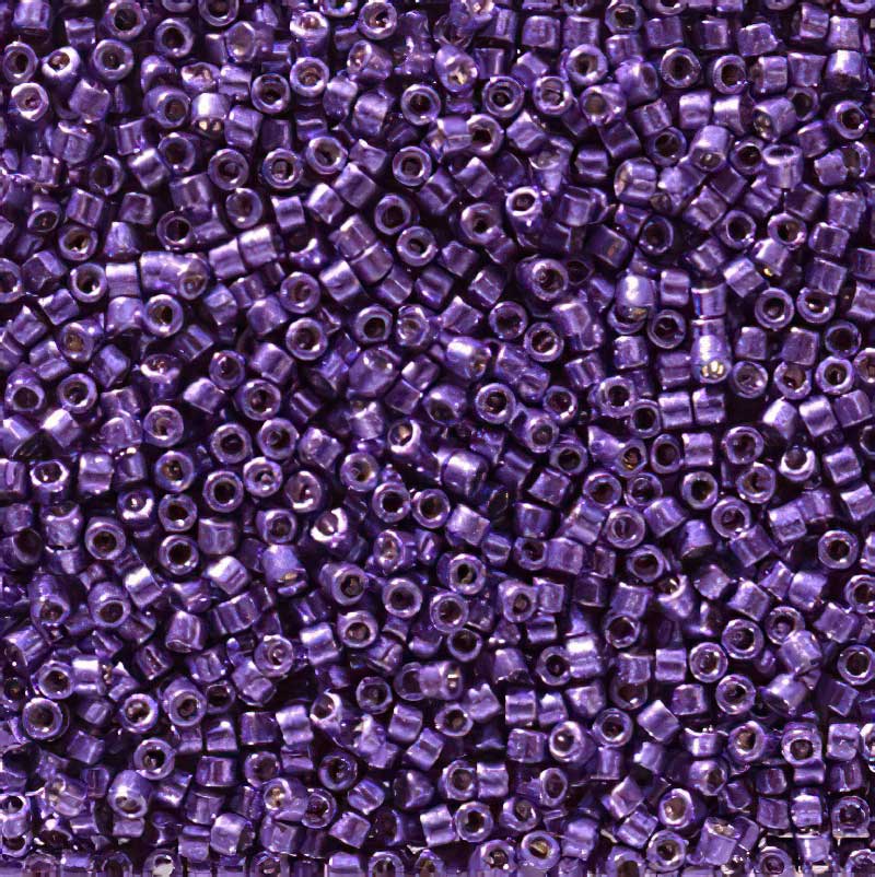 Delica Beads 11/0 - db2510b - Galvanized Lilac Night [Duracoat] 50g