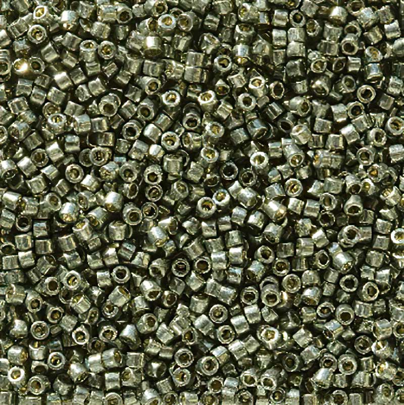 Delica 11/0 Beads - db2512 - Galvanized Dark Steel Green [Duracoat] 5.2g