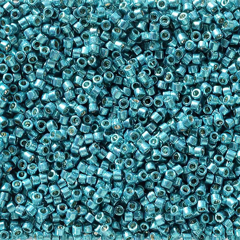 Delica 11/0 Beads - db2513 - Galvanized Capri Blue [Duracoat] 5.2g