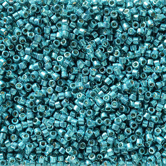 Delica Beads 11/0 - db2513b - Galvanized Capri Blue [Duracoat] 50g