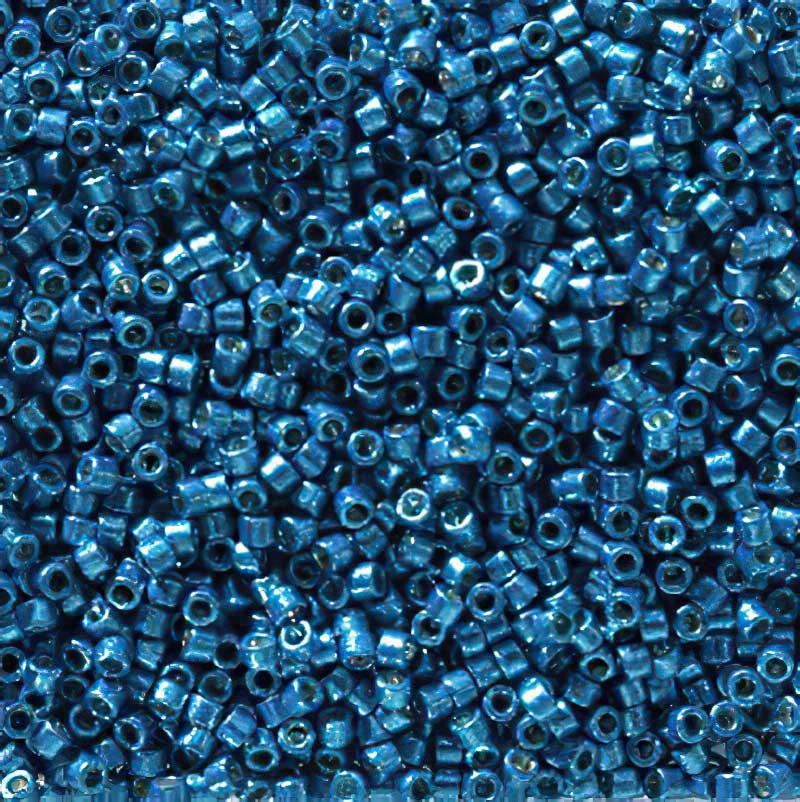 Delica Beads 11/0 - db2514b - Galvanized Dark Capri Blue [Duracoat] 50g