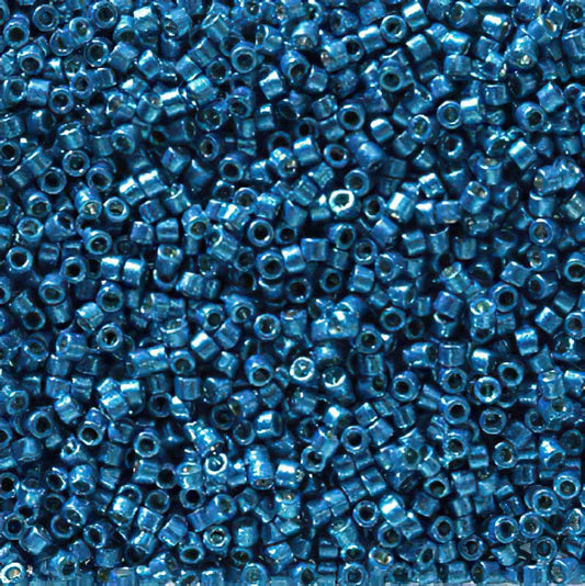 Delica Beads 11/0 - db2514b - Galvanized Dark Capri Blue [Duracoat] 50g