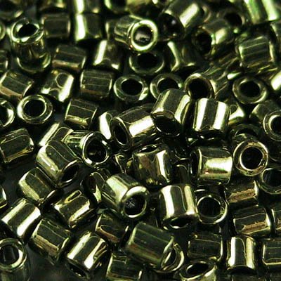 Delica Beads 8/0 - dbl0011b - Metallic Olive 50g