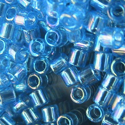 Delica 8/0 Beads - dbl0176 - Transparent Aqua AB 5.2g