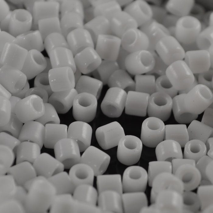 Delica Beads 8/0 - dbl0200b - Opaque Chalk White 50g