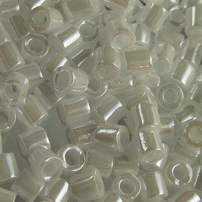 Delica 8/0 Beads - dbl0201 - White Pearl Ceylon 5.2g