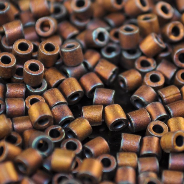 Delica Beads 8/0 - dbl0312b - Matte Metallic Copper Rainbow 50g