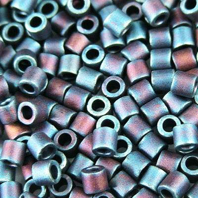 Delica 8/0 Beads - dbl0325 - Metallic Blue Iris Matte 5g