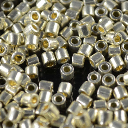 Delica 8/0 Beads - dbl1831 - Duracoat Galvanized Silver 5g