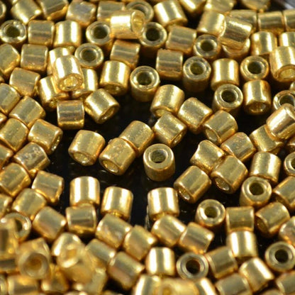 Delica 8/0 Beads - dbl1832 - Duracoat Galvanized Gold 5g