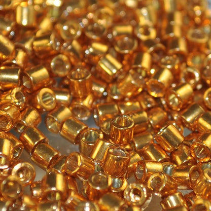 Delica 8/0 Beads - dbl1833 - Duracoat Galvanized Yellow Gold 5g