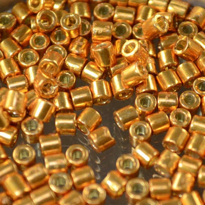 Delica 8/0 Beads - dbl1833 - Duracoat Galvanized Yellow Gold 5g