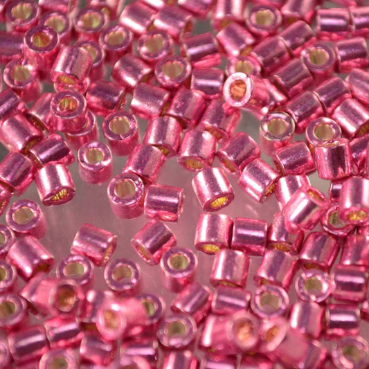 Delica 8/0 Beads - dbl1840 - Duracoat Galvanized Hot Pink 5g