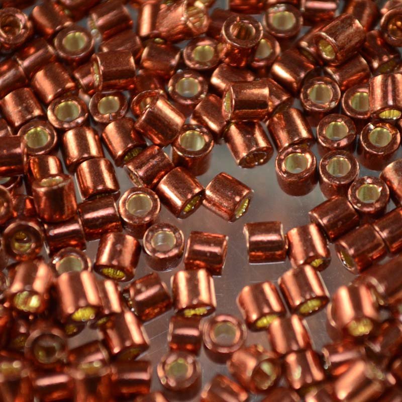 Delica 8/0 Beads - dbl1842 - Duracoat Galvanized Dark Copper 5g