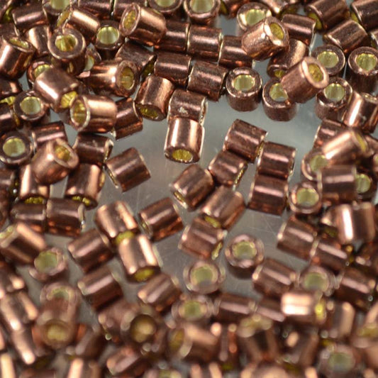 Delica 8/0 Beads - dbl1843 - Duracoat Galvanized Chestnut 5g