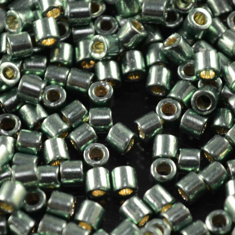 Delica 8/0 Beads - dbl1845 - Duracoat Galvanized Sea Green 5g