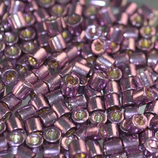 Delica 8/0 Beads - dbl1850 - Duracoat Galvanized Eggplant 5g