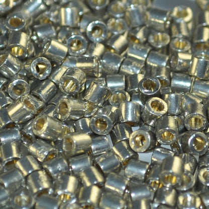 Delica 8/0 Beads - dbl1851 - Duracoat Galvanized Light Pewter 5g