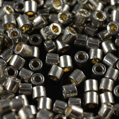 Delica 8/0 Beads - dbl1851 - Duracoat Galvanized Light Pewter 5g