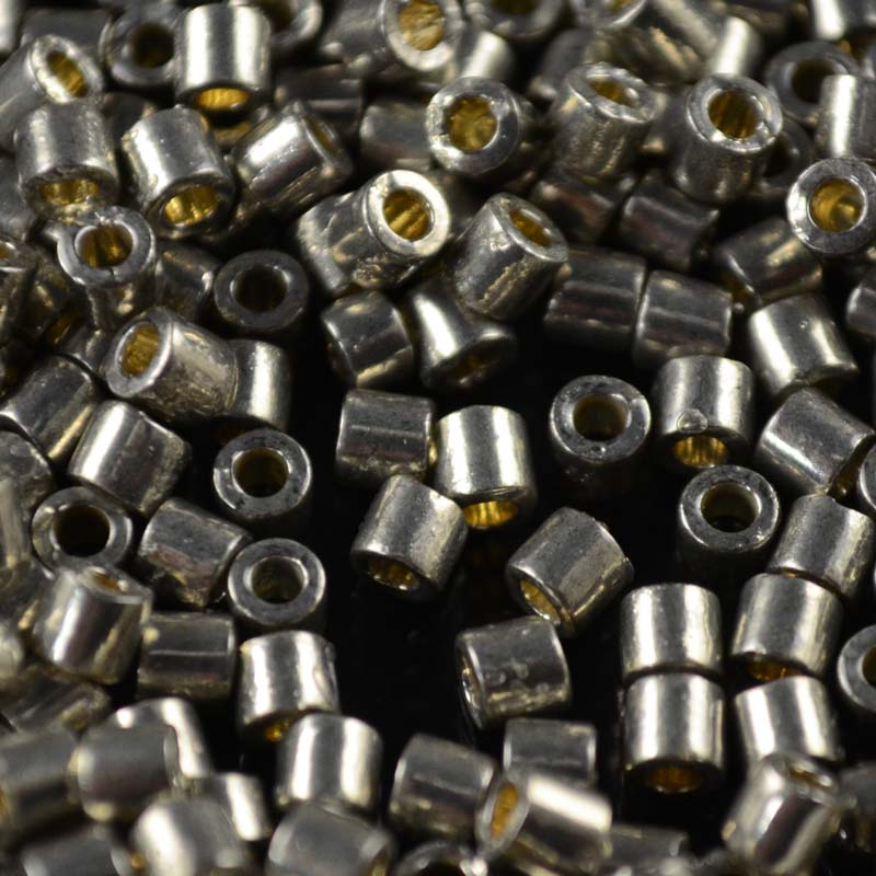 Delica 8/0 Beads - dbl1851 - Duracoat Galvanized Light Pewter 5g