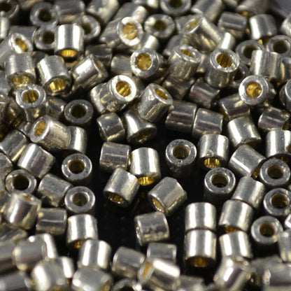 Delica 8/0 Beads - dbl1851 - Duracoat Galvanized Light Pewter 5g